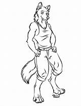 Anthro Draw Wolf Furry Transfur Jakkal Google Drawings Sketch Account Sign Create Search Users sketch template
