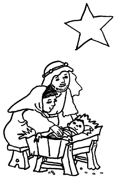 knutselcategorie kerstmis jozef en maria bij jezus
