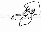 Splatoon Squid Coloring Pages Draw Drawing Inkling Step Blue Boy Awesome Simple Game Getcolorings Col Printable Dragoart Line Clipartmag Getdrawings sketch template