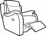 Recliner Chair Clipart Drawing Clipartmag Clipground sketch template