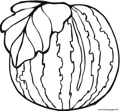 fruit coloring pages watermelon pictures color pages collection