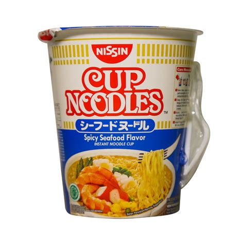 buy nissin cup noodles spicy seafood flavor   shop nissin