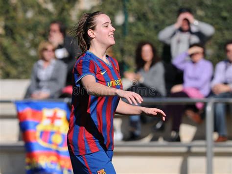 barcelona het spel van het de voetbalteam van vrouwen tegen echte sociedad redactionele foto