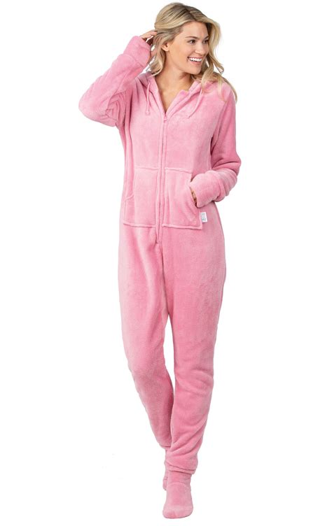 Hoodie Footie™ Pink In Hoodie Footie™ Onesie Pajamas Pajamas For