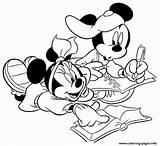 Mickey Minnie Coloring Disney Pages 2dd1 Study Together Printable Print Color sketch template