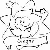 Nom Om Coloring Pages Ginger Kids Printable sketch template