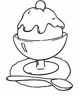 Ice Cream Coloring Sundae Pages Sandwich Kids Color Printable Print Getcolorings Chocolate Template sketch template