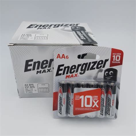 box pcs energizer aaa max alkaline battery shopee singapore