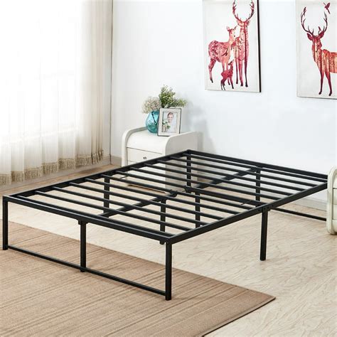 metal platform bed frame full size  storageno headboardmattress