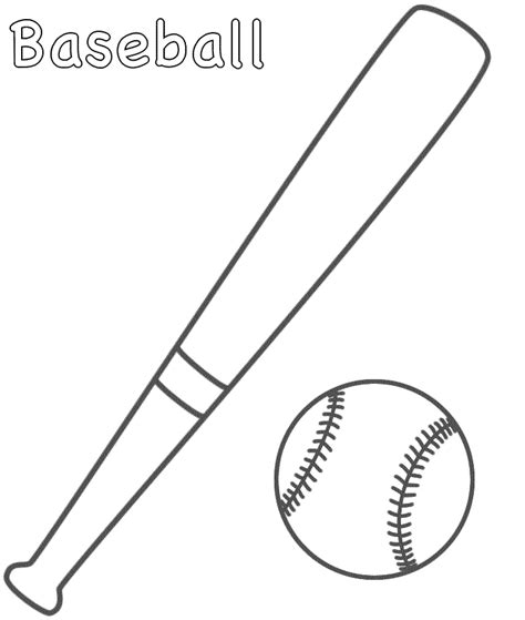 baseball  bat coloring page sports bat coloring pages
