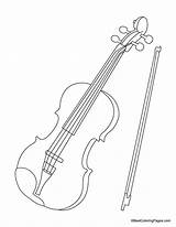 Coloring Violin Pages Kids Color Drawing Template Colouring Printable Bestcoloringpages Stick Figure Music Musical Para Instruments Sheets Choose Board Visit sketch template