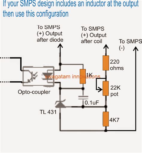 making  adjustable smps circuit