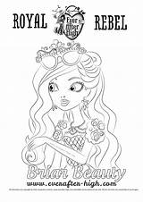 Briar Ever Beauty Pages Coloring After High Getcolorings sketch template