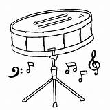Drum Snare Kolorowanki Instrumenty Werbel Muzyczne Darmowe sketch template