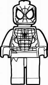 Homem Aranha Ninjago Legos Wecoloringpage Araña Superhero Malvorlagen Héros Colorier sketch template
