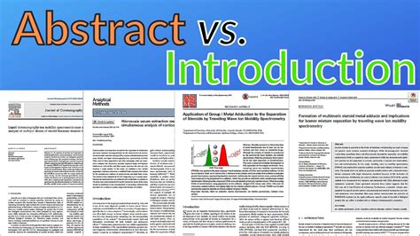 abstract  introduction important differences   research
