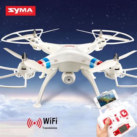 blanc syma xw drone camera hd wifi avec retour fpv retour video ghz rtf cdiscount
