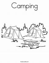 Coloring Camping Camp Pages Campamento Printable Ground Noodle Sheet Twistynoodle Twisty Print Worksheet Outline Built California Usa Favorites Login Add sketch template