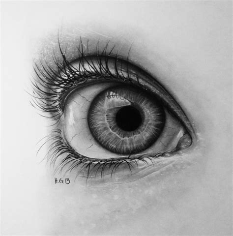 eye drawing   hg art  deviantart
