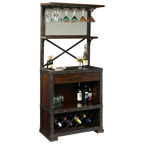 howard miller wine bar furnishings   red mountain wine cabinet