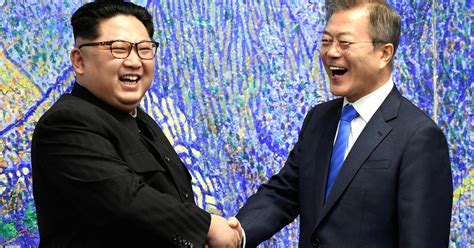 south korean president met north korea s kim jong un