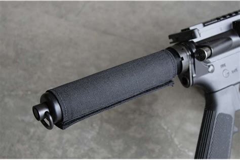 pistol receiver extension cover black