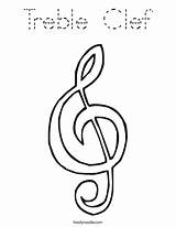 Clef Treble Coloring Music Notes Pages Drawing Note Tracing Favorites Login Add Color Twistynoodle Getdrawings Noodle Kids sketch template