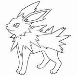 Coloring Jolteon Pages Popular Printable sketch template