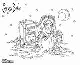Bride Corpse Coloring Emily Pages Jadedragonne Lineart Deviantart Victor Template sketch template