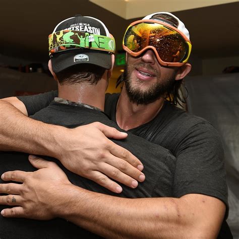 Madison Bumgarner Attempts To Pound 2 Beers Pours Contents On Chest