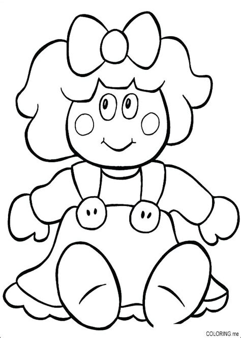 baby doll coloring page  getcoloringscom  printable colorings