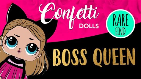 lol surprise doll rare find boss queen series  youtube