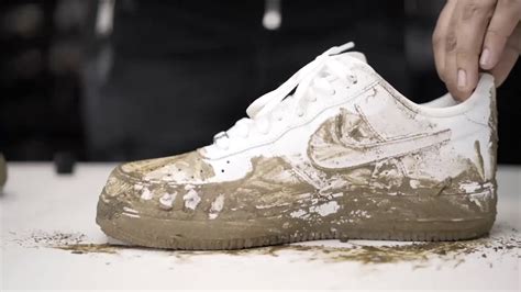 clean nike air force  white crep protect cure youtube