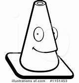 Cone Traffic Clipart Illustration Royalty Thoman Cory Rf sketch template