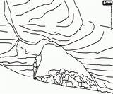 Cave Mata Roi Coloring Fels Vanuatu Sights Monuments Oceania Pages Other sketch template