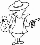 Robber Drawing Getdrawings sketch template