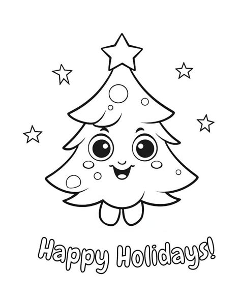 christmas tree coloring pages  kids adults makenstitch