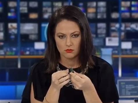 natasha exelby fails to realise she s on air on abc news 24 video