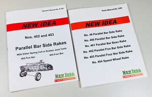 idea   bar   bar parallel side rake operators manual parts catalog ebay