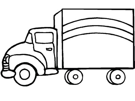 truck coloring pages  preschoolers  getcoloringscom