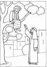 Zacchaeus Bibel Biblische Basteln Geschichten Malvorlagen Kindergottesdienst Sonntagsschule Christliche Kirche sketch template