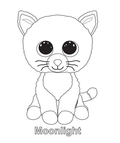 beanie boo coloring pages   kids  coloringfoldercom
