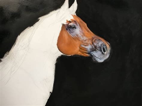 original horse oil painting nicolae art nicole smith artist etsy