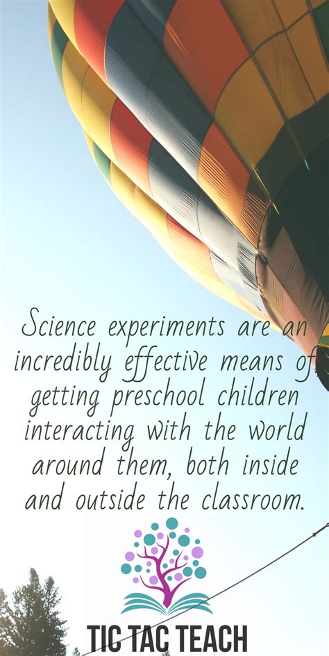 benefits  performing preschool science experiments