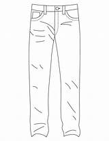 Pants Jeans Coloring Pages Shorts Color Denim Blue Printable Kids Sheet Getcolorings Print sketch template