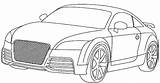 Audi R8 Bulkcolor sketch template