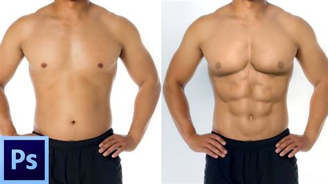 Photoshop Tutorial How To Make 6 Pack Abs In Photoshop