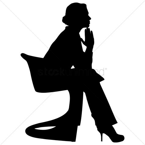 free silhouette of a woman vector image 1253635