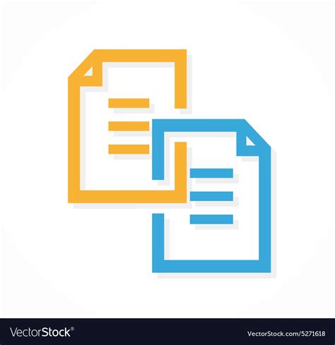 document file logo royalty  vector image vectorstock