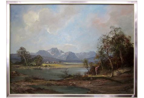 german landscape oil painting oil painting landscape painting rug art